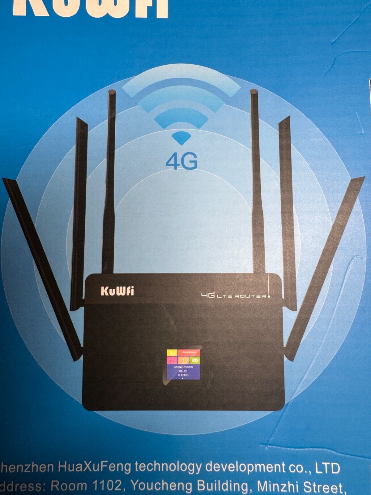 KuWFI 4G LTE Router Fast Speed Data SIM - DE Händler