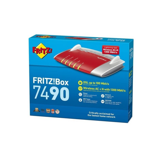 AVM FRITZ!Box 7490 o2 DSL Edition (2000 2658) MESH WLAN Router VDSL - DE-Händler